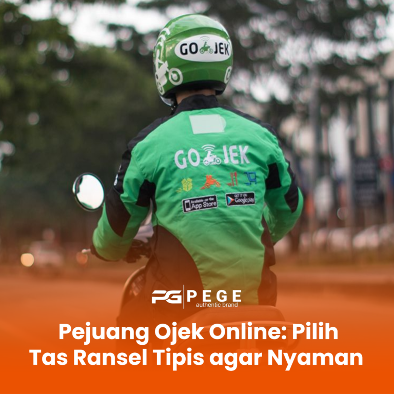 Pejuang Ojek Online: Pilih Tas Ransel Tipis Pria agar Nyaman di Jok Belakang