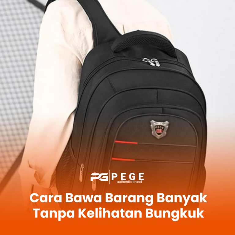 “Tas Kura-Kura”: Cara Bawa Barang Banyak Tanpa Kelihatan Bungkuk