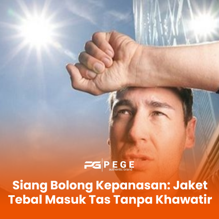 Siang Bolong Kepanasan: Jaket Tebal Masuk Tas Tanpa Bikin Siluet “Buntal”