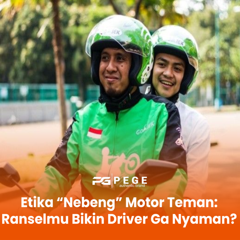 Etika “Nebeng” Motor Teman: Ranselmu Bikin Driver Maju Mundur Nggak Tuh?