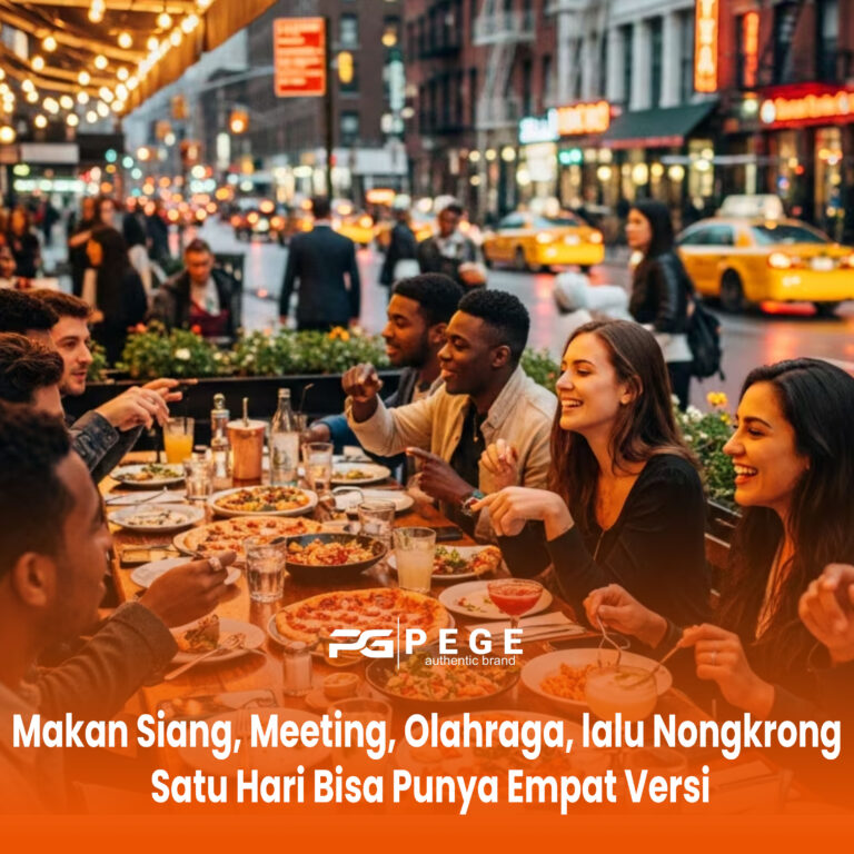 Makan Siang, Meeting, Olahraga, lalu Nongkrong: Satu Hari Bisa Punya Empat Versi