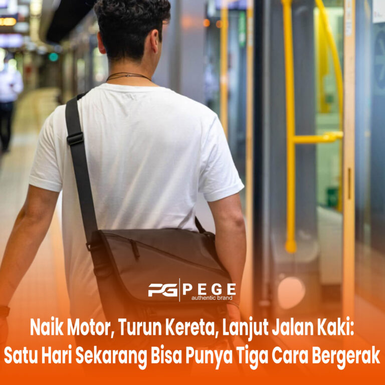 Naik Motor, Turun Kereta, Lanjut Jalan Kaki: Satu Hari Sekarang Bisa Punya Tiga Cara Bergerak