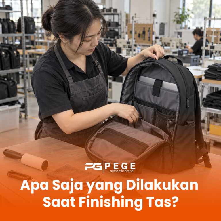 Proses Finishing Tas: Tahapan Penting Sebelum Packing
