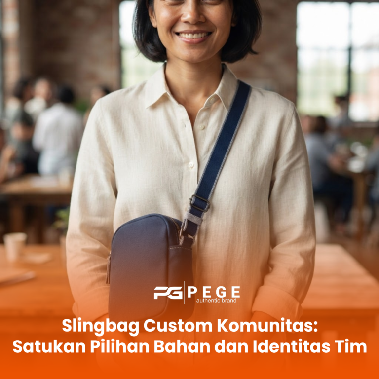 Slingbag Custom Komunitas: Satukan Pilihan Bahan dan Identitas Tim