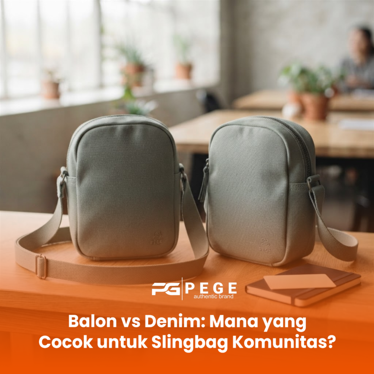 Balon vs Denim: Mana yang Cocok untuk Slingbag Komunitas?