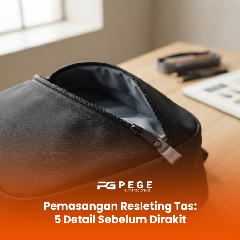 Pemasangan Resleting Tas: 5 Detail Sebelum Dirakit