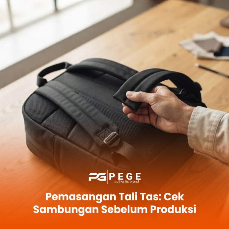 Pemasangan Tali Tas: Cek Sambungan Sebelum Produksi