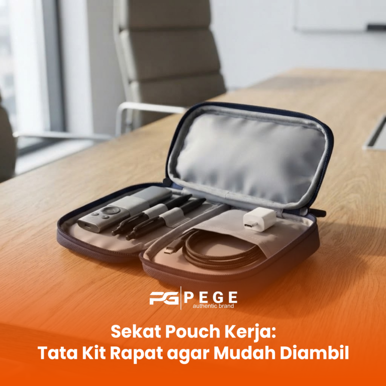 Sekat Pouch Kerja: Tata Kit Rapat agar Mudah Diambil