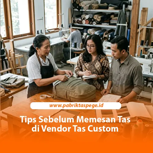 Vendor Tas Custom: 9 Tips Memilih Tempat Produksi Sebelum Memesan